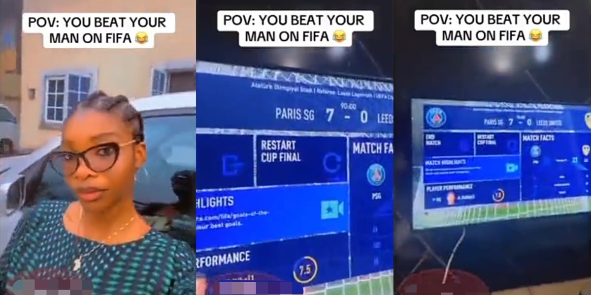 Nigerian man laments humiliation as girlfriend beats him 7-0 in FIFA game