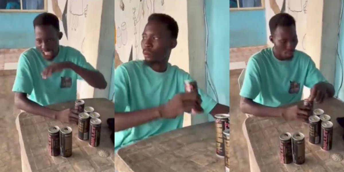 Man passes out after consuming seven cans of energy drink in 3 minutes