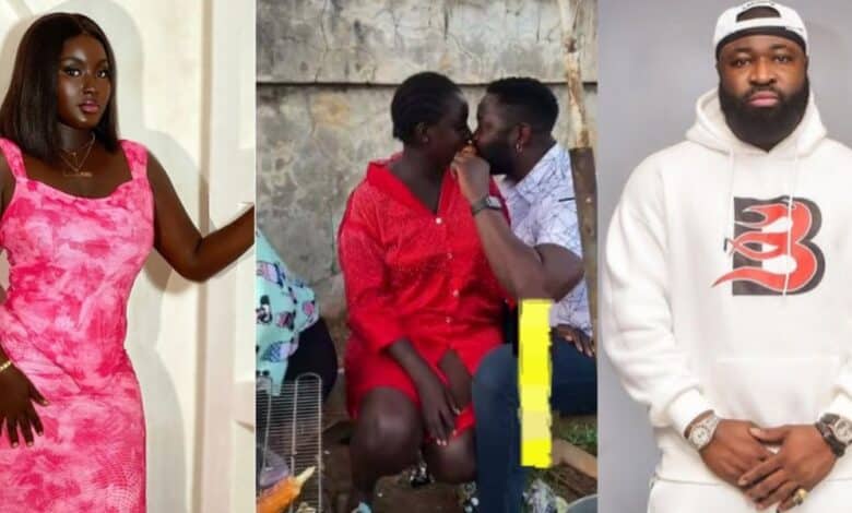 Romantic scene featuring Harrysong's estranged wife, Alexer causes online buzz