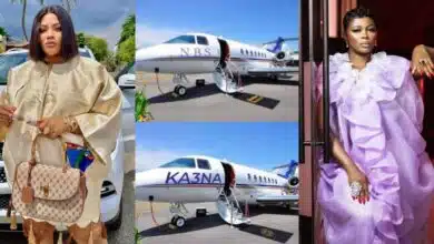 Nkechi Blessing taunts Ka3na as she flaunts her new jet