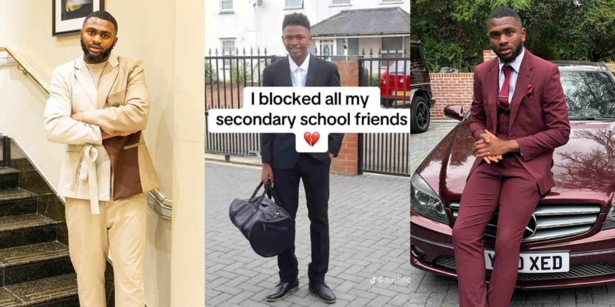 Nigerian man explains reason behind blocking all his secondary school friends