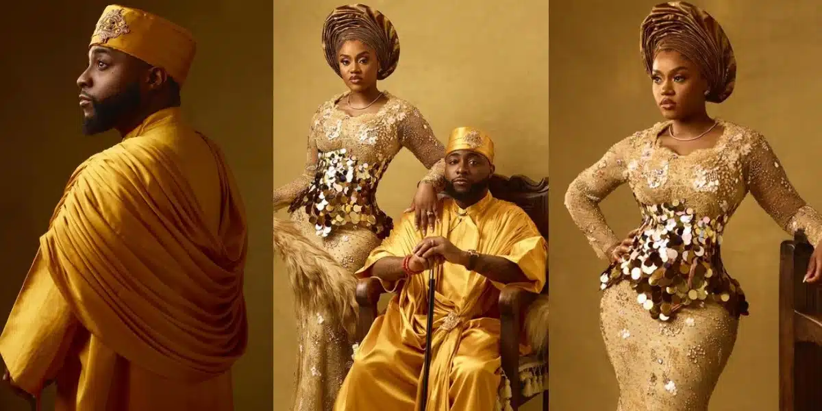 Davido and Chioma Rowland stuns fans with their pre-wedding photos