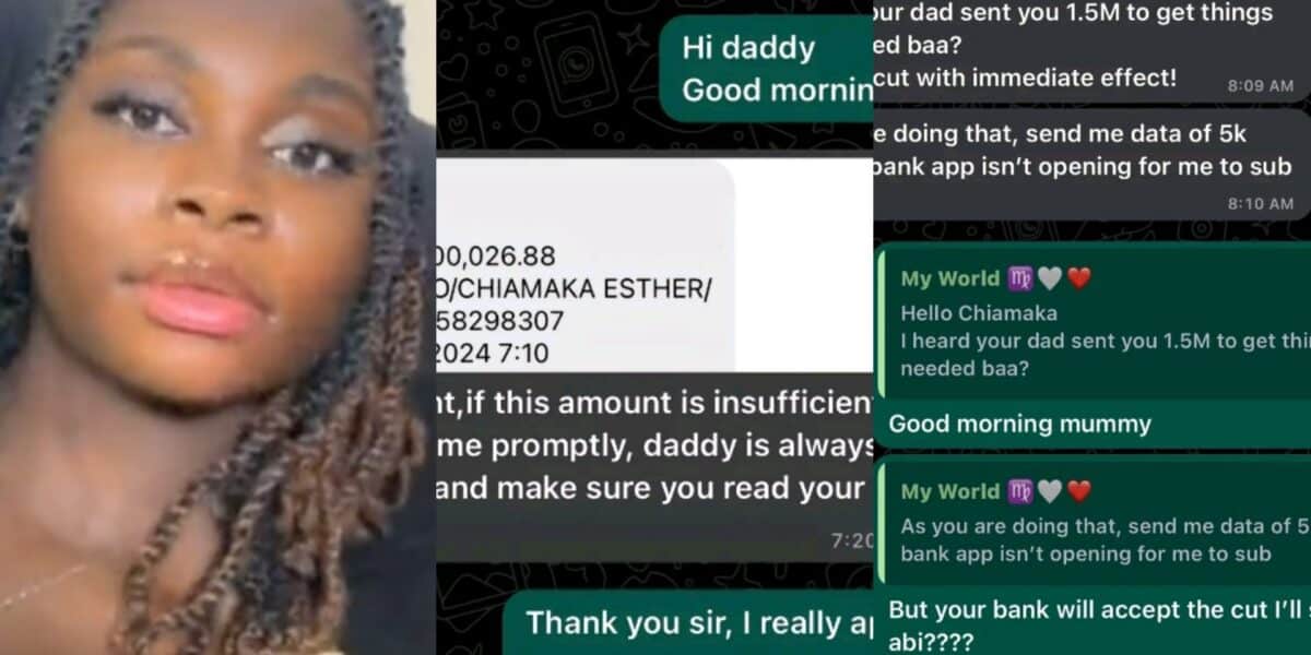 Lady mom share N1.5m dad