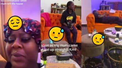 Lady fumes after house-help had the nerve to lay on her couch, says its disrespectful
