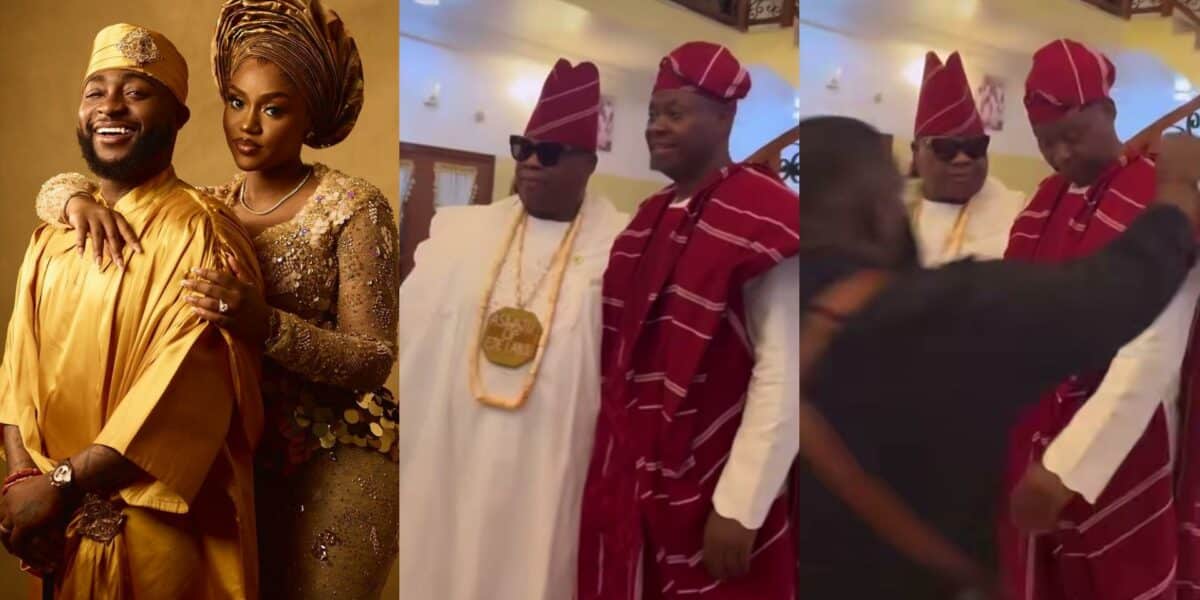 Davido's father uncle wedding