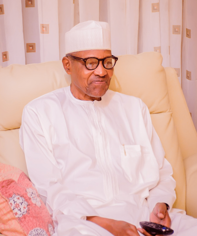 New photo of former President Buhari causes serious buzz online