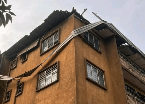 Photos of dilapidated three-storey building fully occupied by tenants stir serious concerns