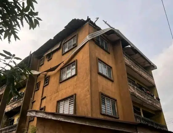 Photos of dilapidated three-storey building fully occupied by tenants stir serious concerns