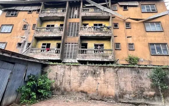 Photos of dilapidated three-storey building fully occupied by tenants stir serious concerns