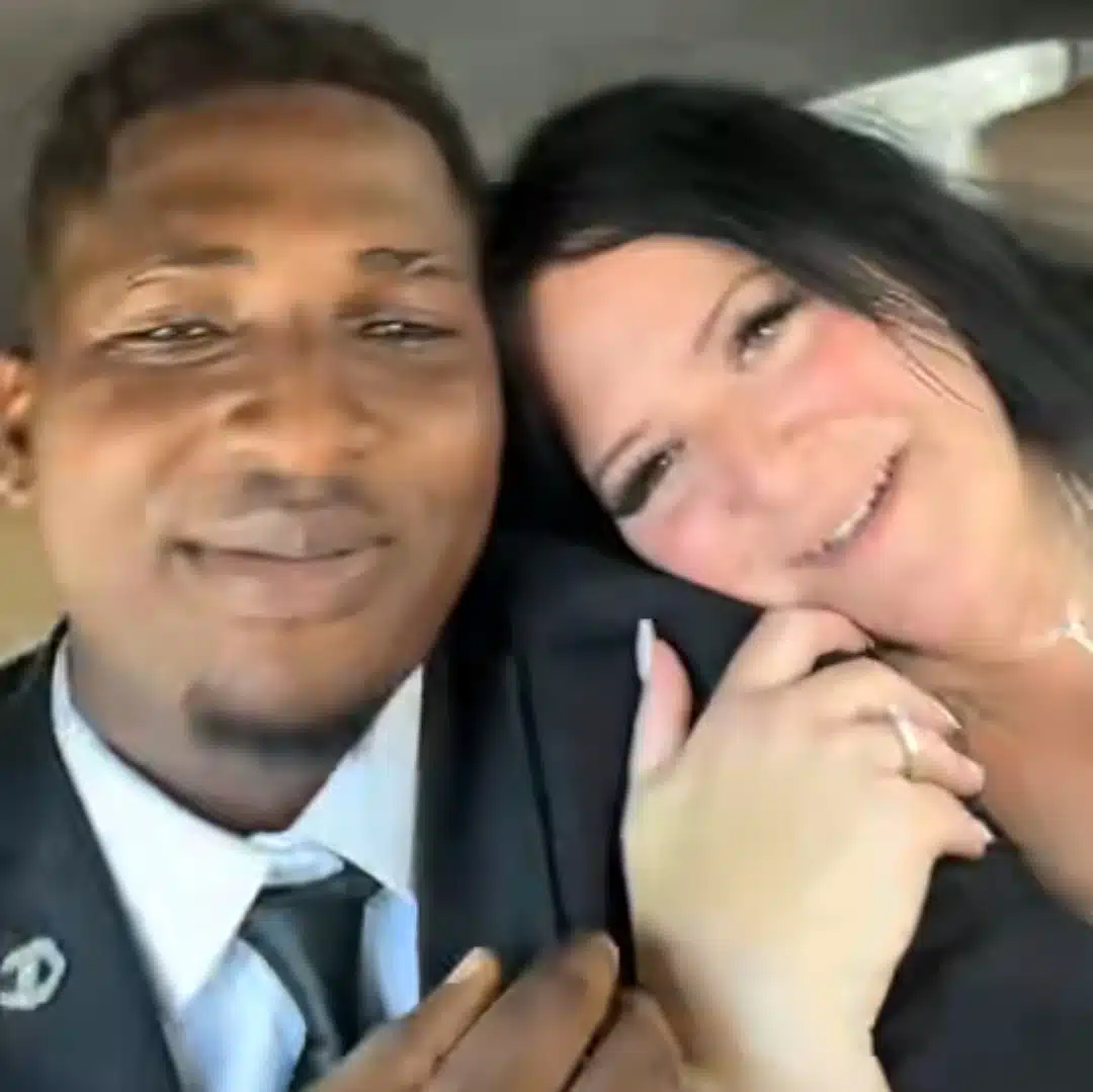 Nigerian man weds caucasian woman he met on TikTok.