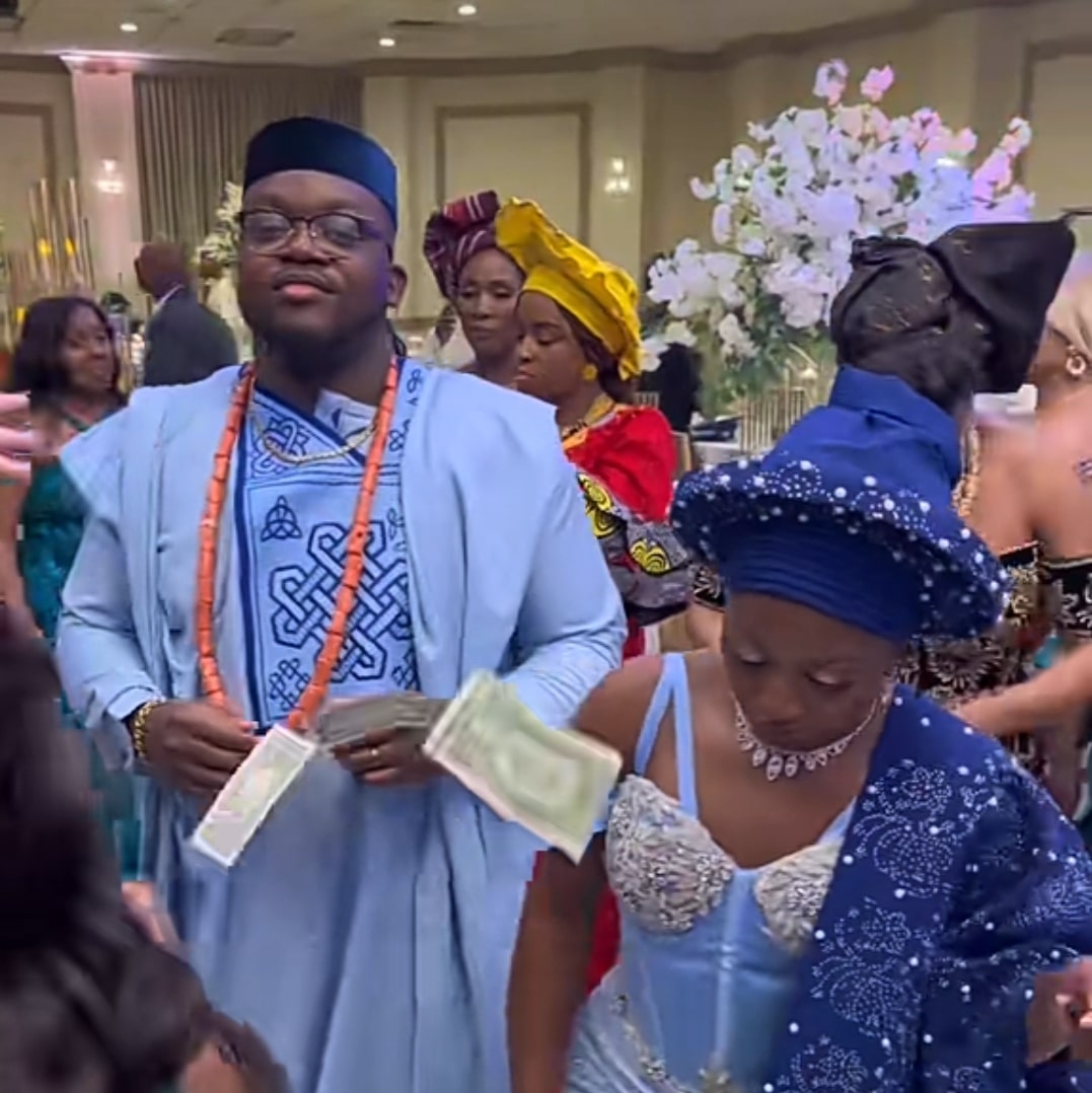 Nigerian couple's traditional wedding in Texas goes viral on social media