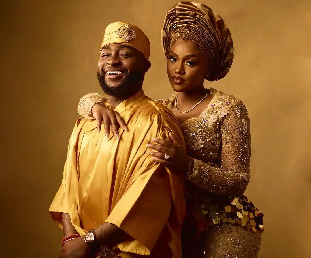 Davido surprises wife, Chioma with car on wedding day