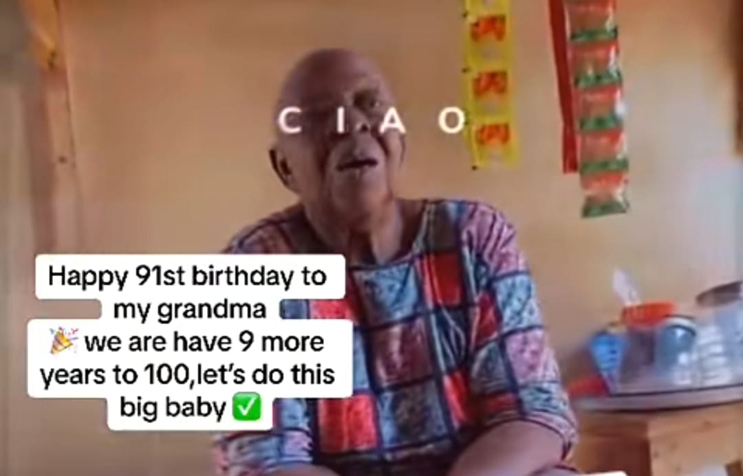 Nigerian grandmother goes viral on 91st birthday, prays against celebrating 100 years