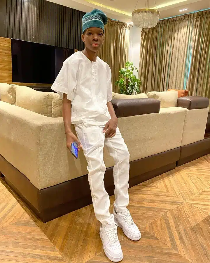 Wizkid's first son, Boluwatife 