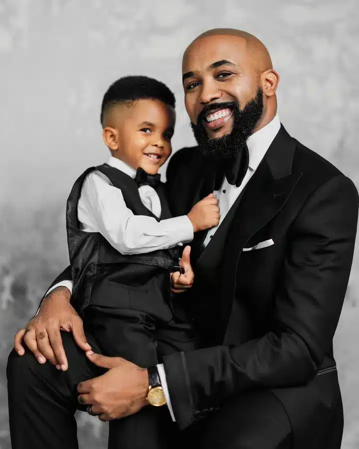 Banky W and his son