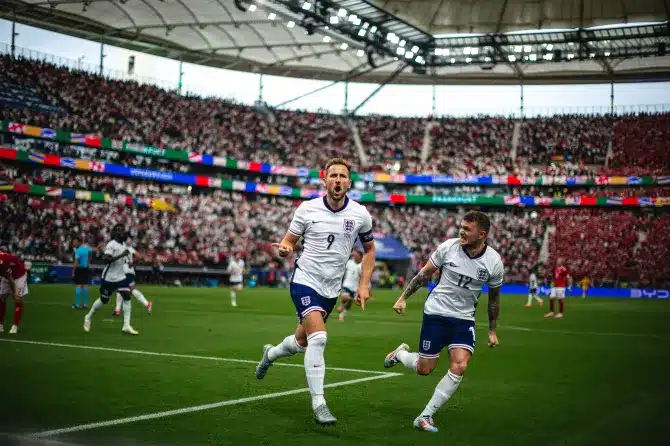 Euro 2024: England held to 1-1 draw by Denmark, with last 16 qualification on hold