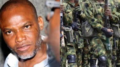Nnamdi Kanu reacts to killing of soldiers in Abia