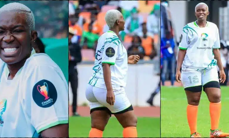 Real Warri Pikin addresses attention trailing her viral photos from football match
