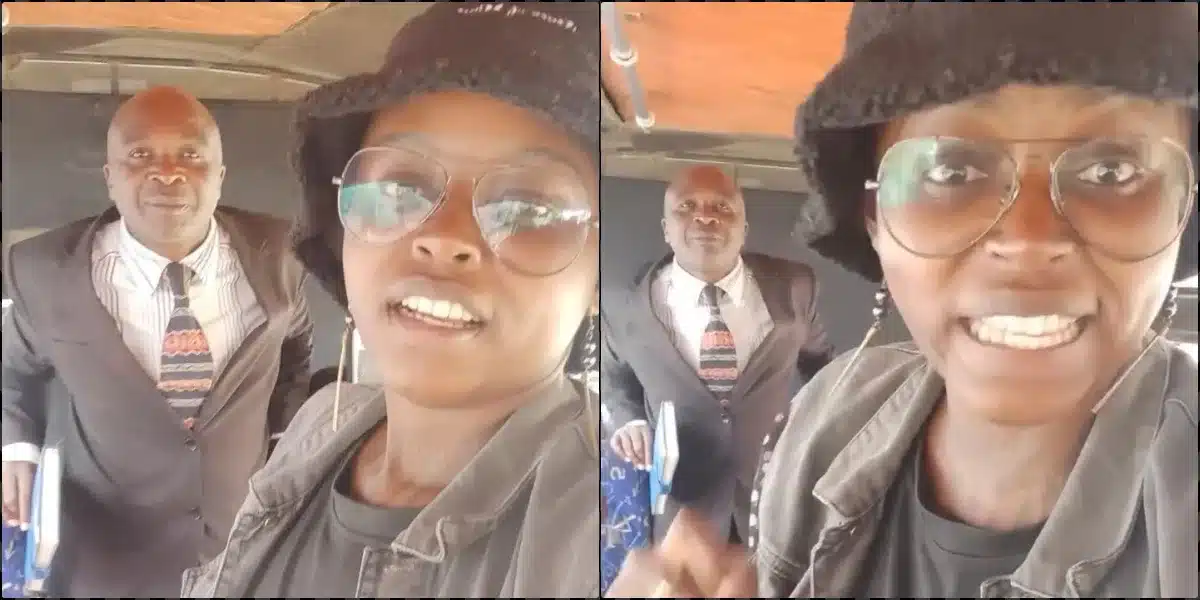 Moment lady confronts pastor for preaching on a bus