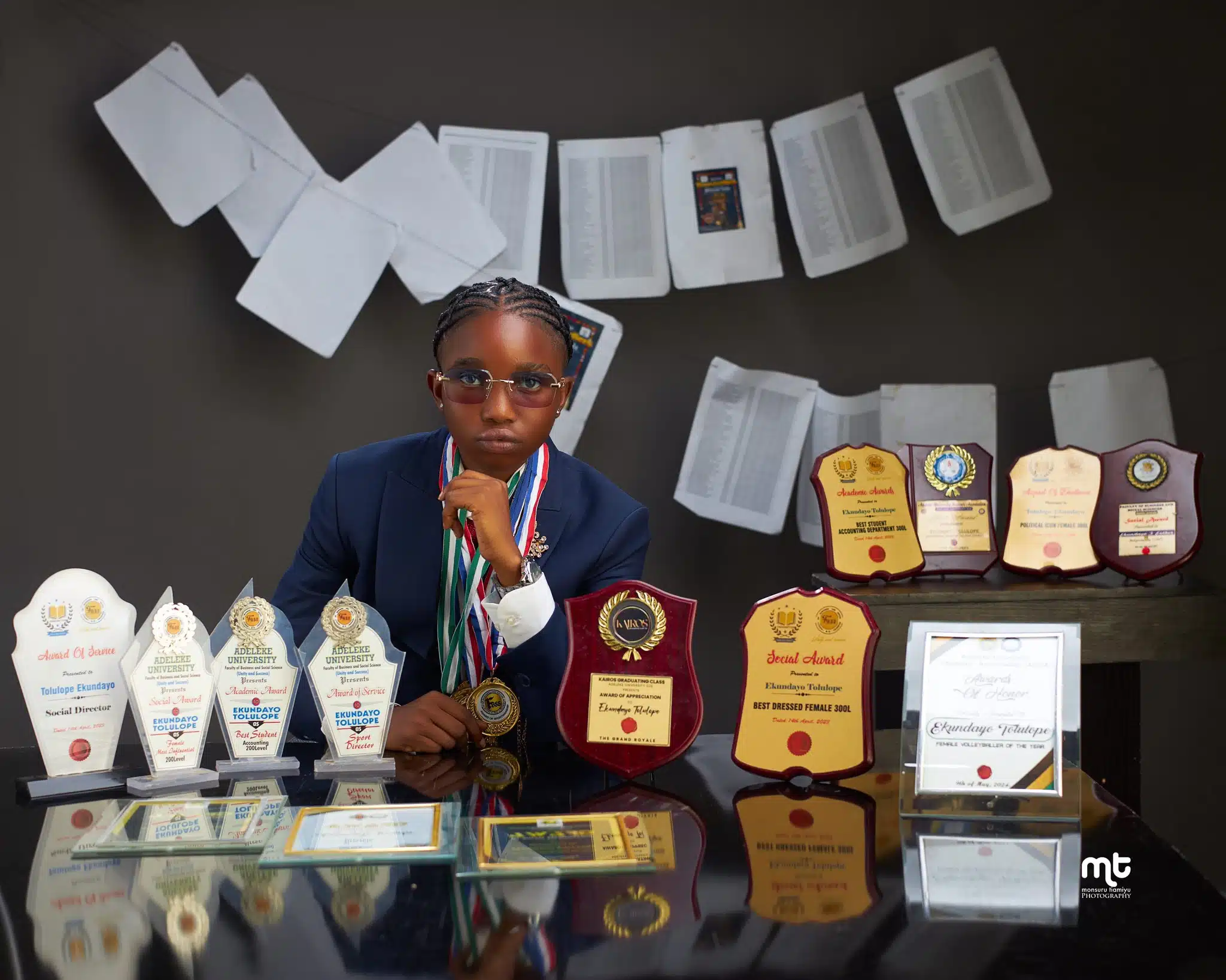 Outstanding 19-year-old lady graduates with first class in Accounting from Adeleke University