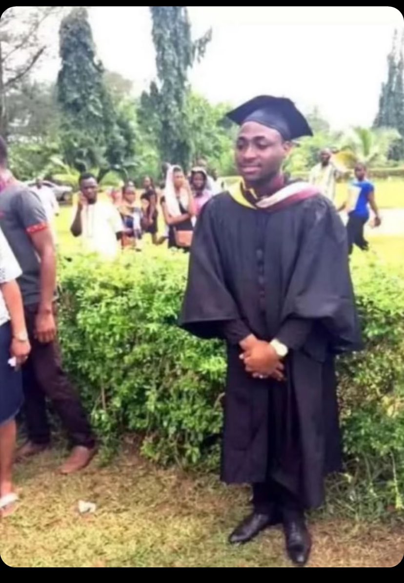 Davido female fan recreates graduation photo 