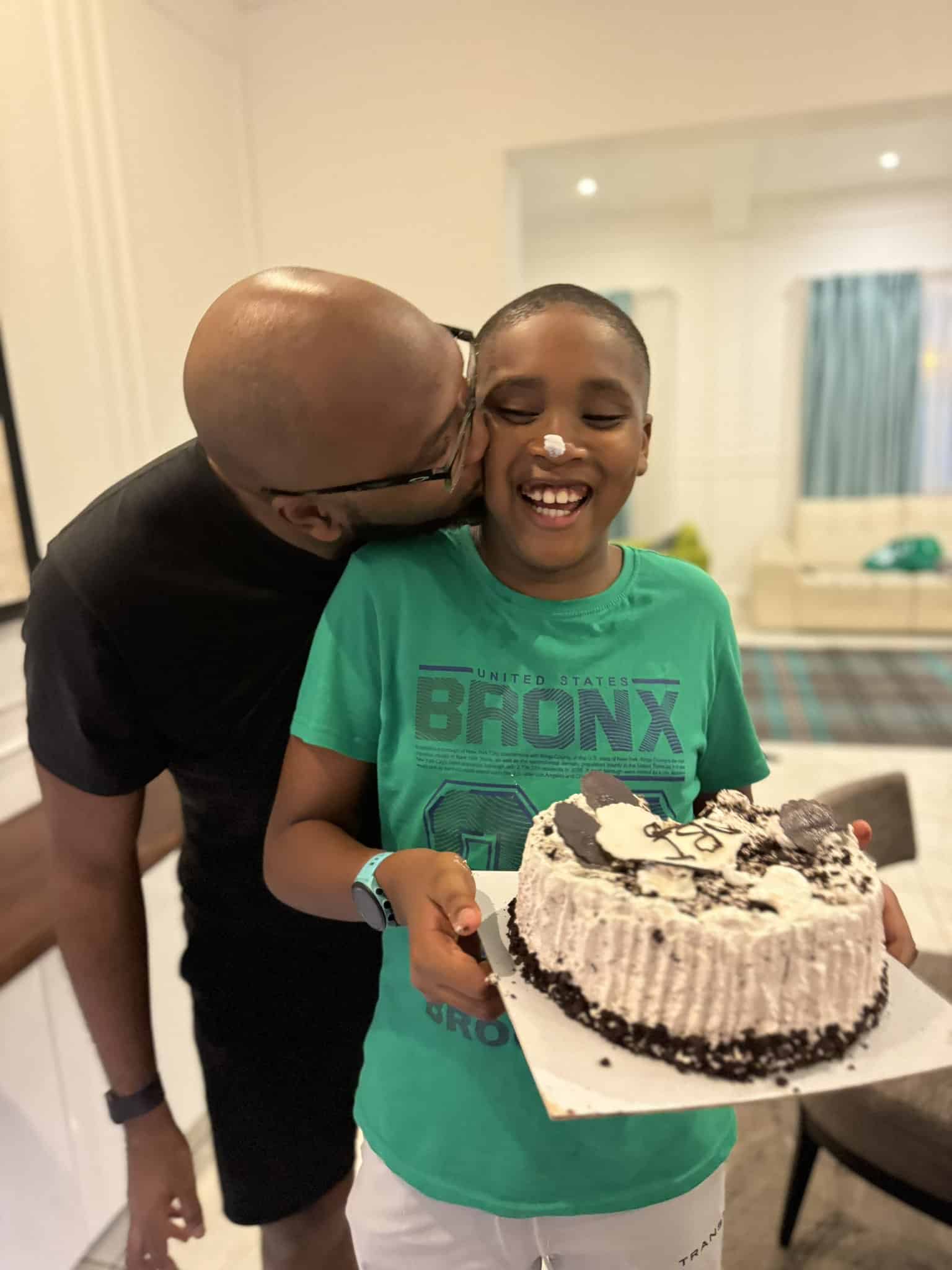 Jason Njoku stirs reactions as he gifts his son Nokia 5310 for his 11th birthday