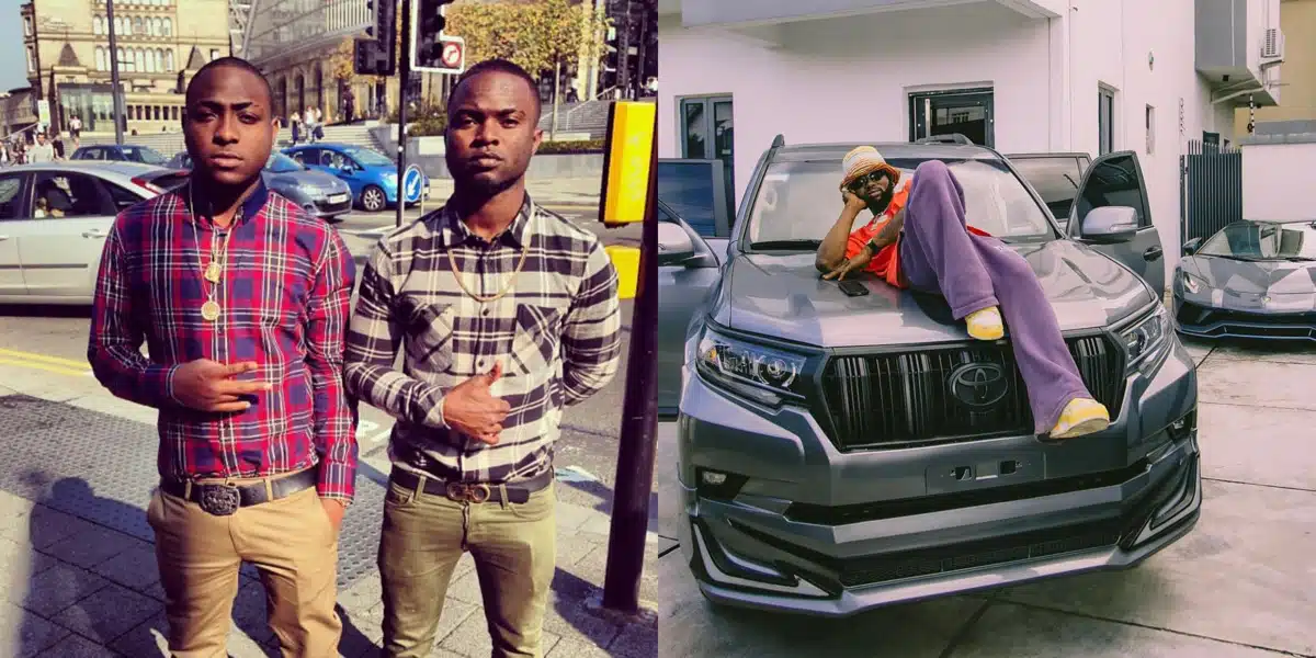 Davido gifts his aide a brand new luxury car