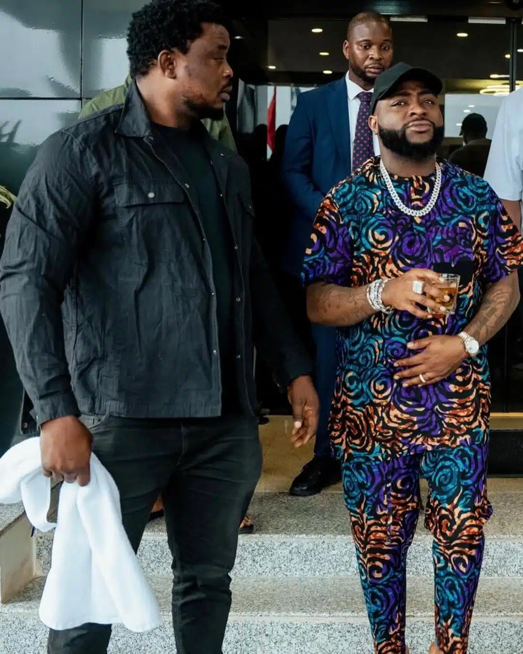 Davido's bodyguard speaks following viral video of the singer allegedly slapping him 