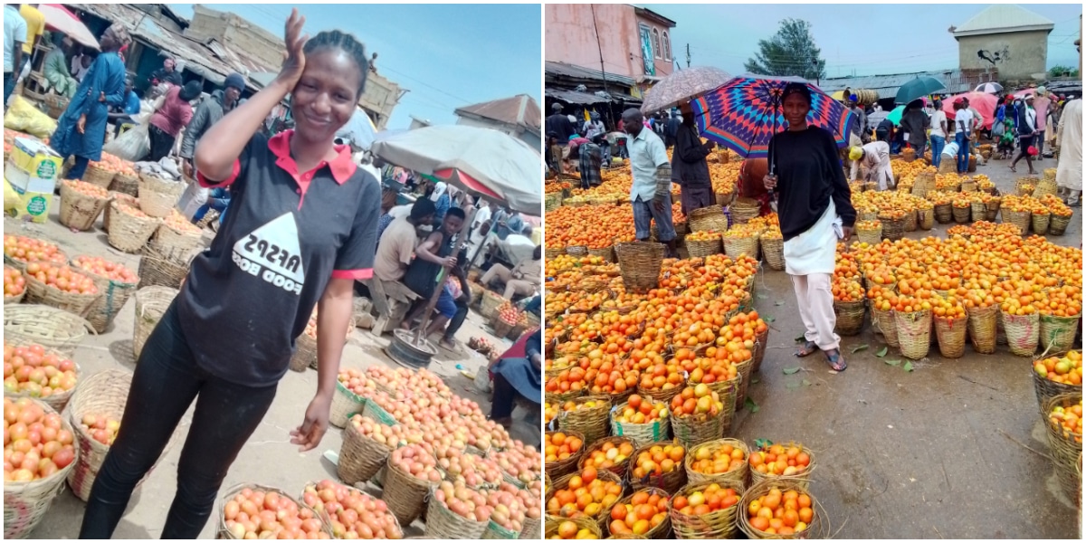 Lady celebrates making her first million in Tomato business