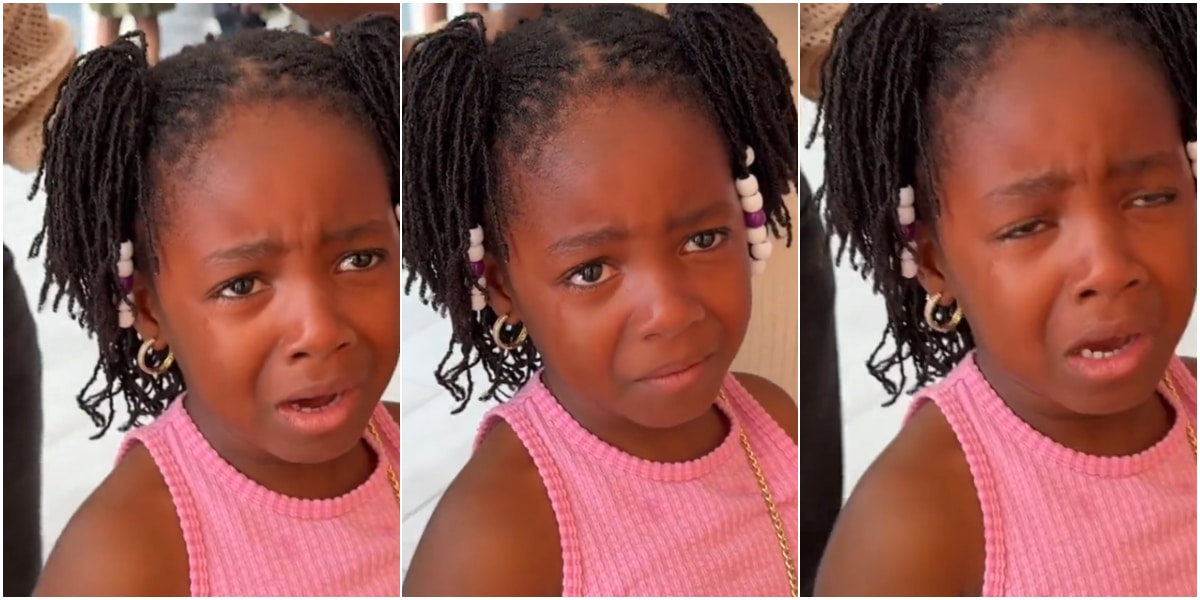 Moment little girl insists on staying in Nigeria after two-week visit, refuses to return to Canada