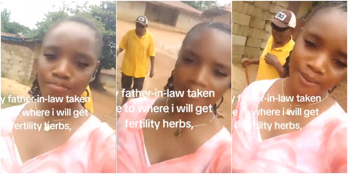 Touching video of caring father-in-law taking daughter-in-law, who is struggling to conceive, to get fertility herbs, stirs emotions online