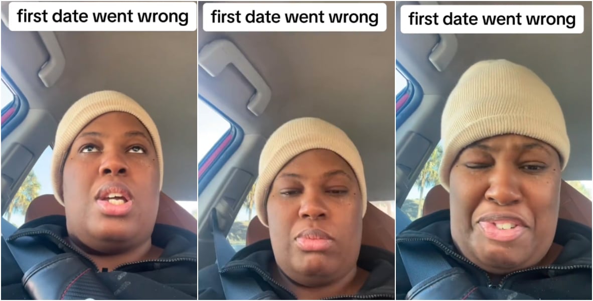 Lady breaks down in tears as man she met on date embarrasses her over looks