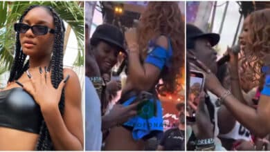 Video of Ayra Starr putting fan’s phone away while allegedly on call with girlfriend causes buzz online