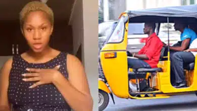 Lady laments, shows off text message she received from keke rider