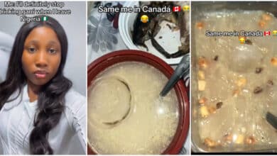 Nigerian lady in Canada cries out over her unstoppable 'garri' addiction after relocation