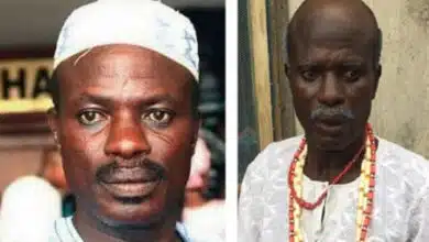 Reactions as veteran actor Baba Abija seen begging for money on Tiktok