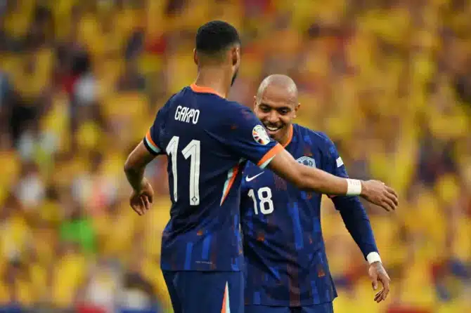 Euro 2024: Gakpo shows class as Netherlands thrash Romania 3-0 to advance