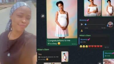 Nigerian mom's priceless reaction to AI-generated pregnancy photo of her daughter goes viral