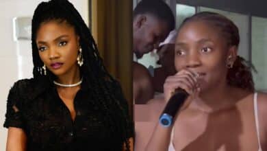 Simi apologizes swimsuit poolside event
