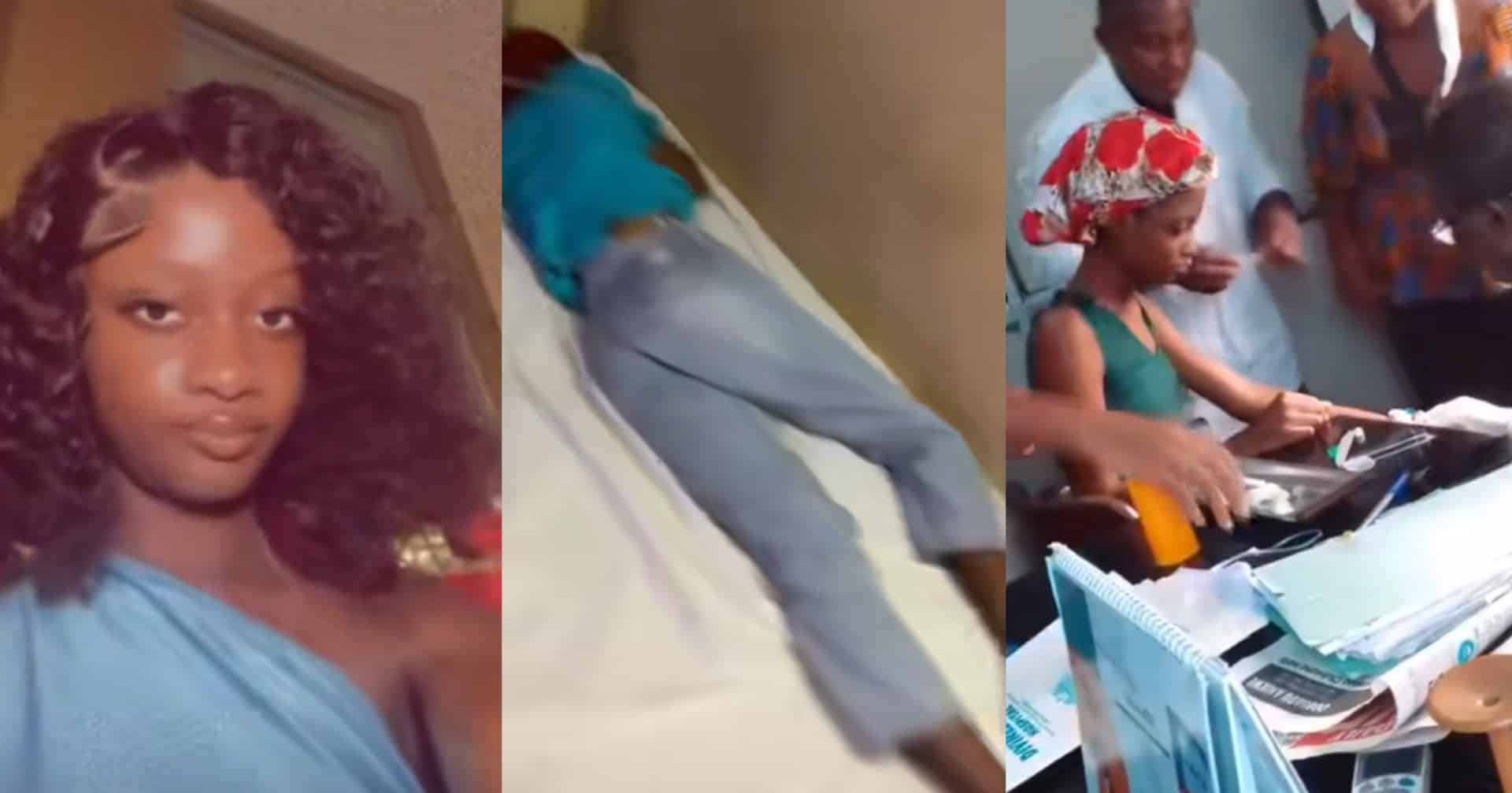 Lady lands in hospital after ‘giving love one last chance’