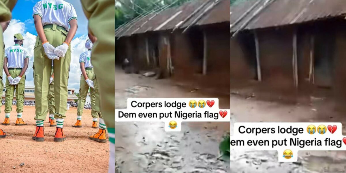 Female corper burst into tears as she sees her PPA corpers' lodge