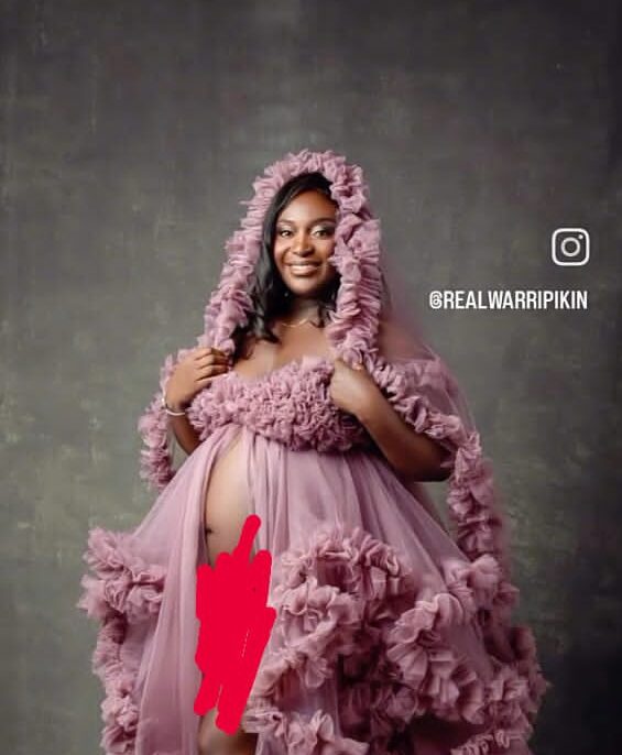 Comedian Real Warri Pikin has announced that her elder sister, Tamara Genesis, has finally given birth to her first child after a nine-year wait.