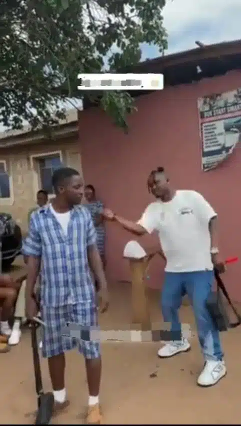 Brave man on movie set receives 20 lashes of cane for N100K