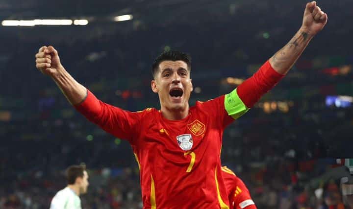 Euro 2024: Spain captain Morata to undergo AC Milan medical, despite "vacation" claims