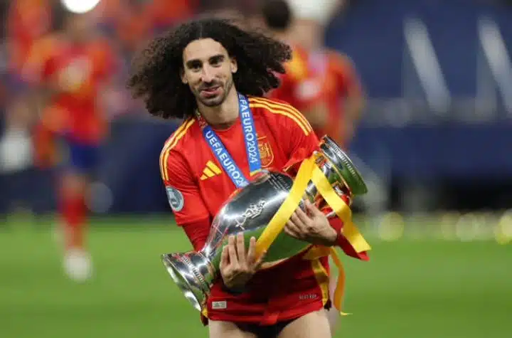 Euro 2024: Cucurella responds to Gary Neville's 'trash-talk' after Euro 2024 victory