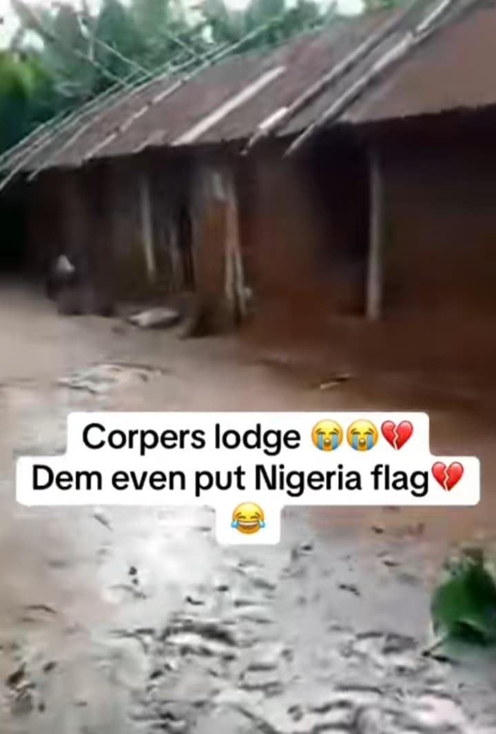 Female corper burst into tears as she sees her PPA corpers' lodge 