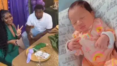 Mixed reactions as black couple gives birth to light skinned baby