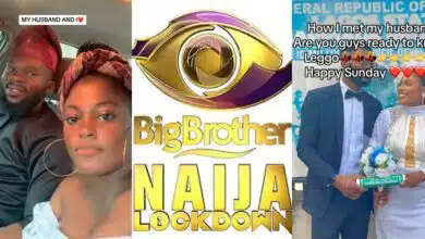 Nigerian lady marries man she met in BBNaija Facebook comment section