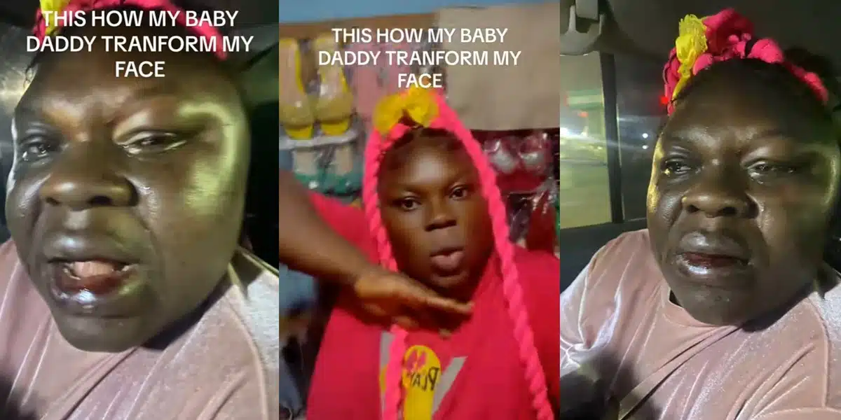 Video of woman's face transformation by baby daddy goes viral online
