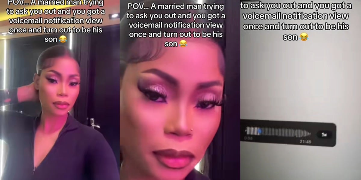 Nigerian lady leaks shocking voicemail from son of married man who wanted a secret affair